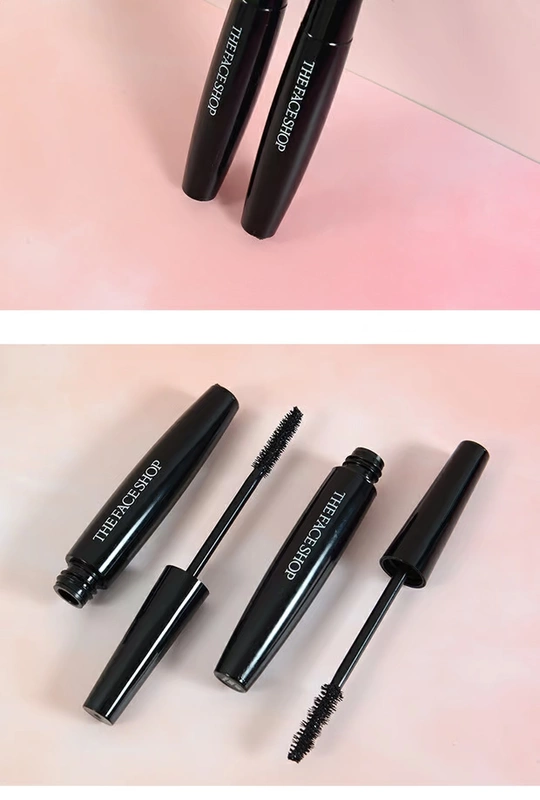 Hàn Quốc The Face Shop Philippines cửa hàng thơ cổ điển que màu đen không thấm nước mascara dài cong dày - Kem Mascara / Revitalash