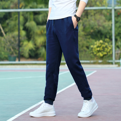 Summer Thin Loose quần Straight sweatpants nam Slack quần nam quần Loose Fat Guards