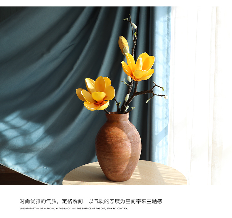 New Chinese style ceramic vase furnishing articles big POTS to the sitting room porch zen hotel floral dried flowers flower arrangement soft decoration