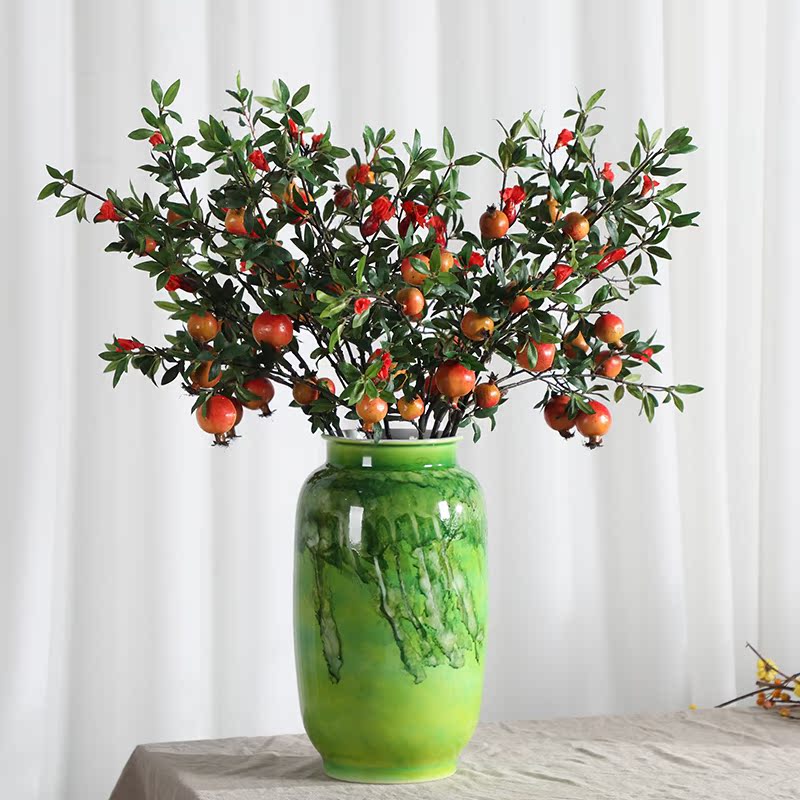 Jingdezhen ceramics flower vase of new Chinese style restoring ancient ways is sitting room home rich ancient frame adornment handicraft furnishing articles