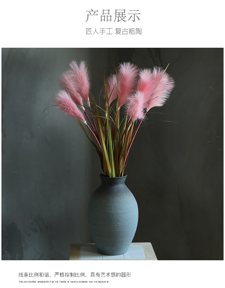 New Chinese style ceramic vase furnishing articles big POTS to the sitting room porch zen hotel floral dried flowers flower arrangement soft decoration