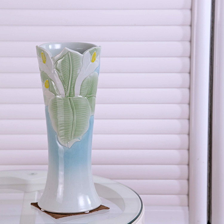 Modern European rural household act the role ofing is tasted three - piece ceramic vase fashion flower home furnishing articles ornaments