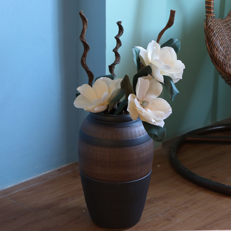 Jingdezhen do old vintage landing crude dry flower, flower implement some ceramic jar jar earthenware vase do old vase flowerpot