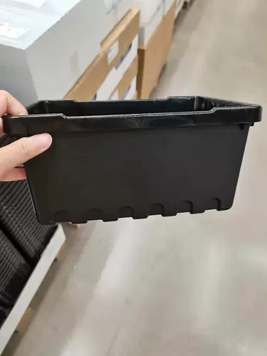 Ikea, черный настольный ящик для хранения