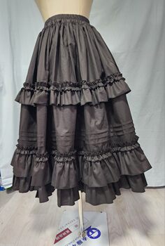 Lolita petticoat front petticoat bottoming skirt ruffled ຝ້າຍ bottoming