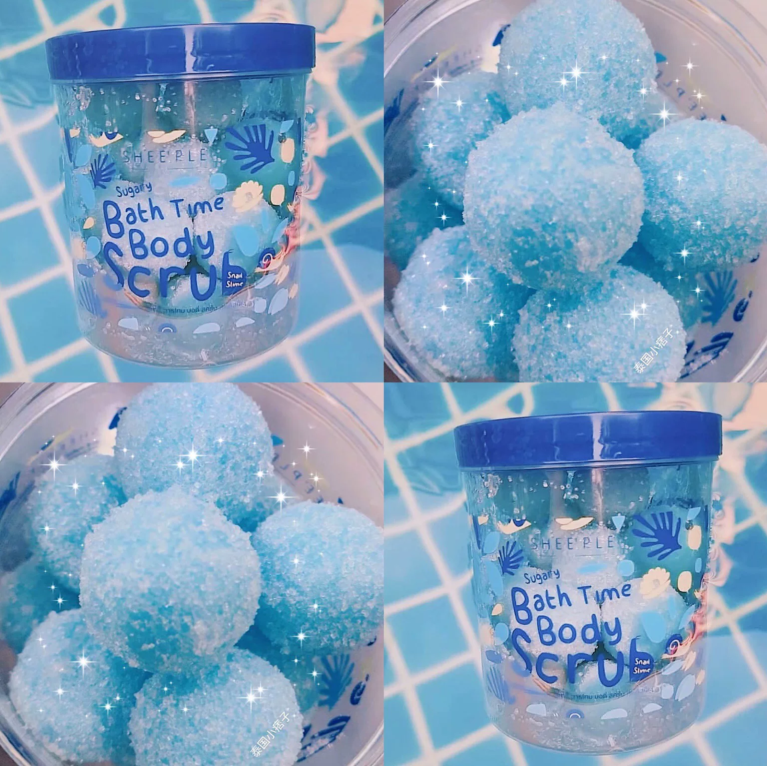 [买一送一 现货！SHEEPLE BODY SCRUB身体磨砂膏提亮肤色糖浴spa]