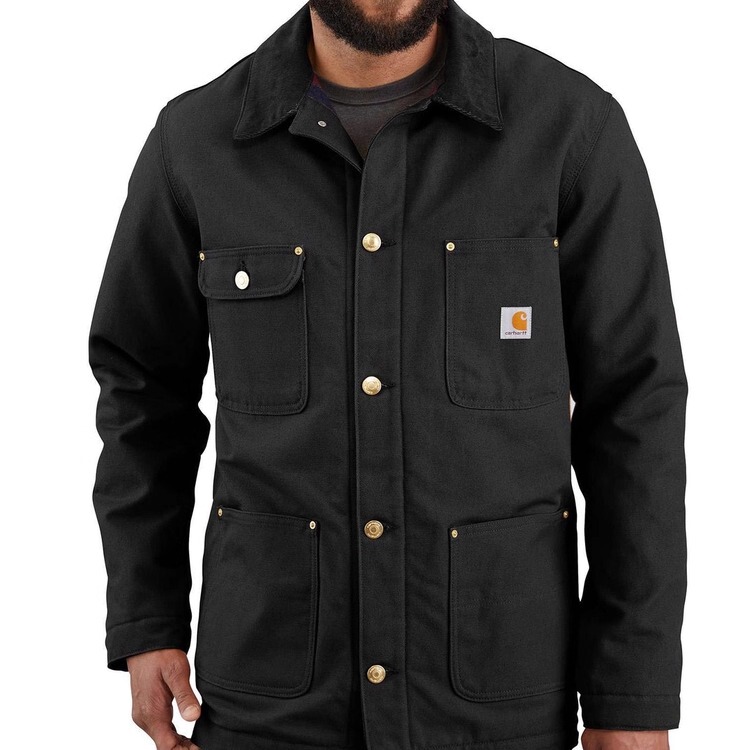 Carhartt 106644Carhartt Main Line Flexible, Wear-Resistant, Loose-Fitting Canvas Unlined Work Jacket L Carhartt 106644Carhartt Main Line Flexible, Wear-Resistant, Loose-Fitting Canvas Unlined Work Jacket L