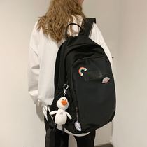 Couples primary and secondary school students female students Korean version of super-capacity boys childrens art ins schoolbags Korean minority