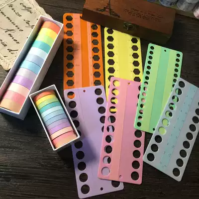 Mrs recommended label sticker line number sticker Solid color and paper tape can be affixed to the cross-stitch plastic line board