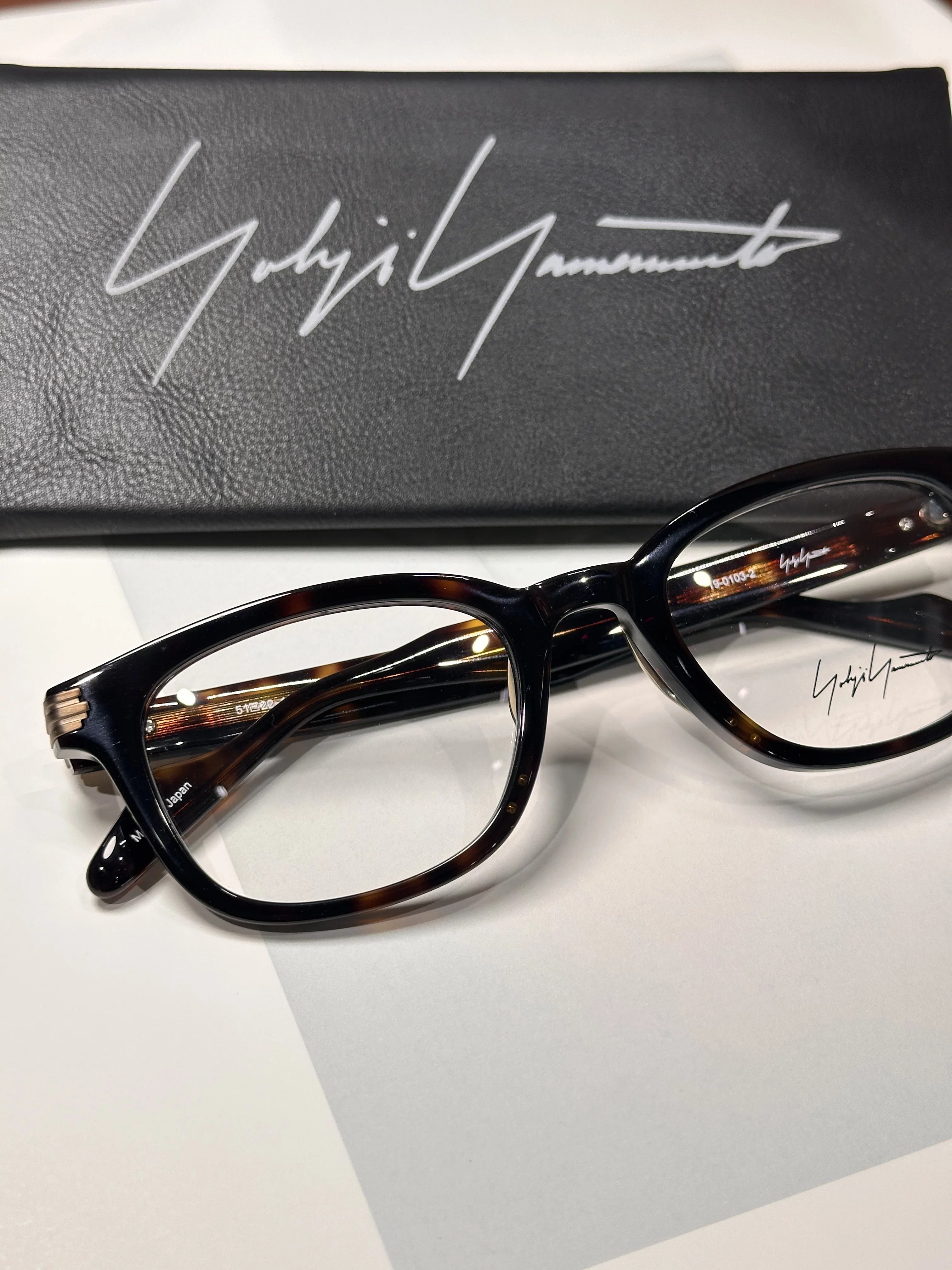 Очки Yohji Yamamoto 19-0103 оправа для миопии модная пластина произведено в Японии
