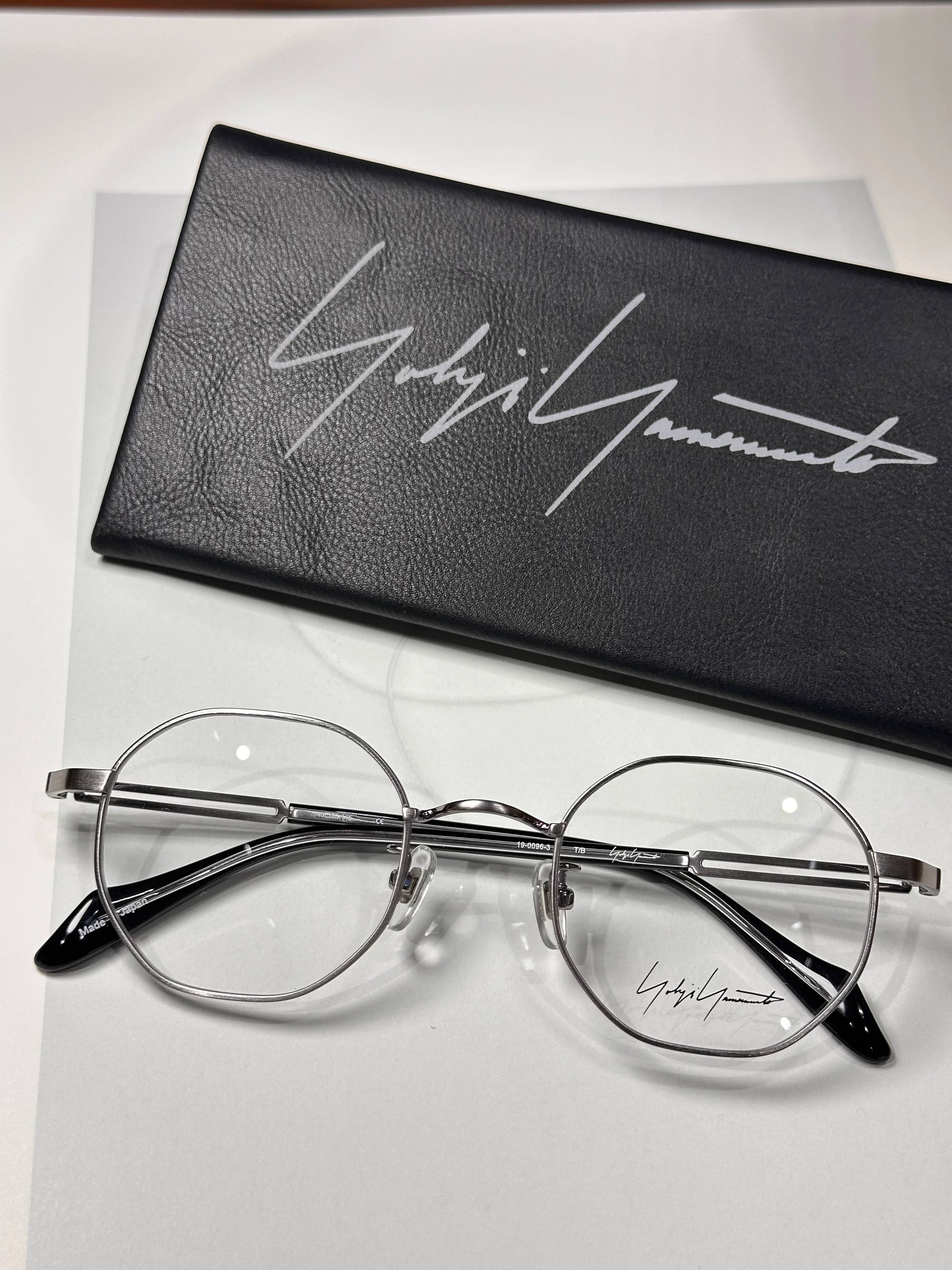 Очки Yohji Yamamoto 19-0096 Ретро-фэшн дизайн для близорукости ультра-легкие оправы полного кадра