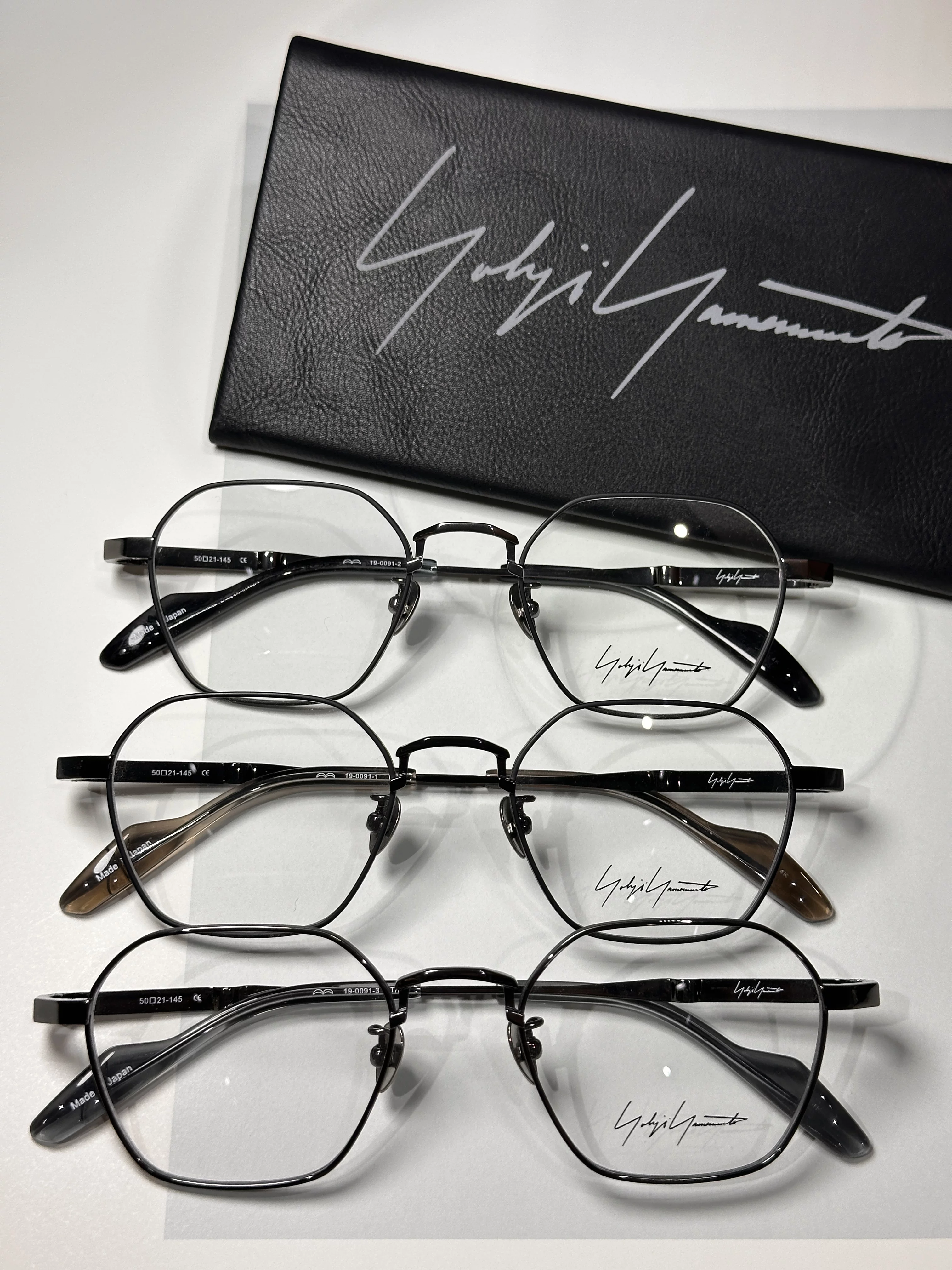Очки Yohji Yamamoto 19-0091 очковая оправа для близорукости полная оправа Made in Japan Геометрическая ретро мода