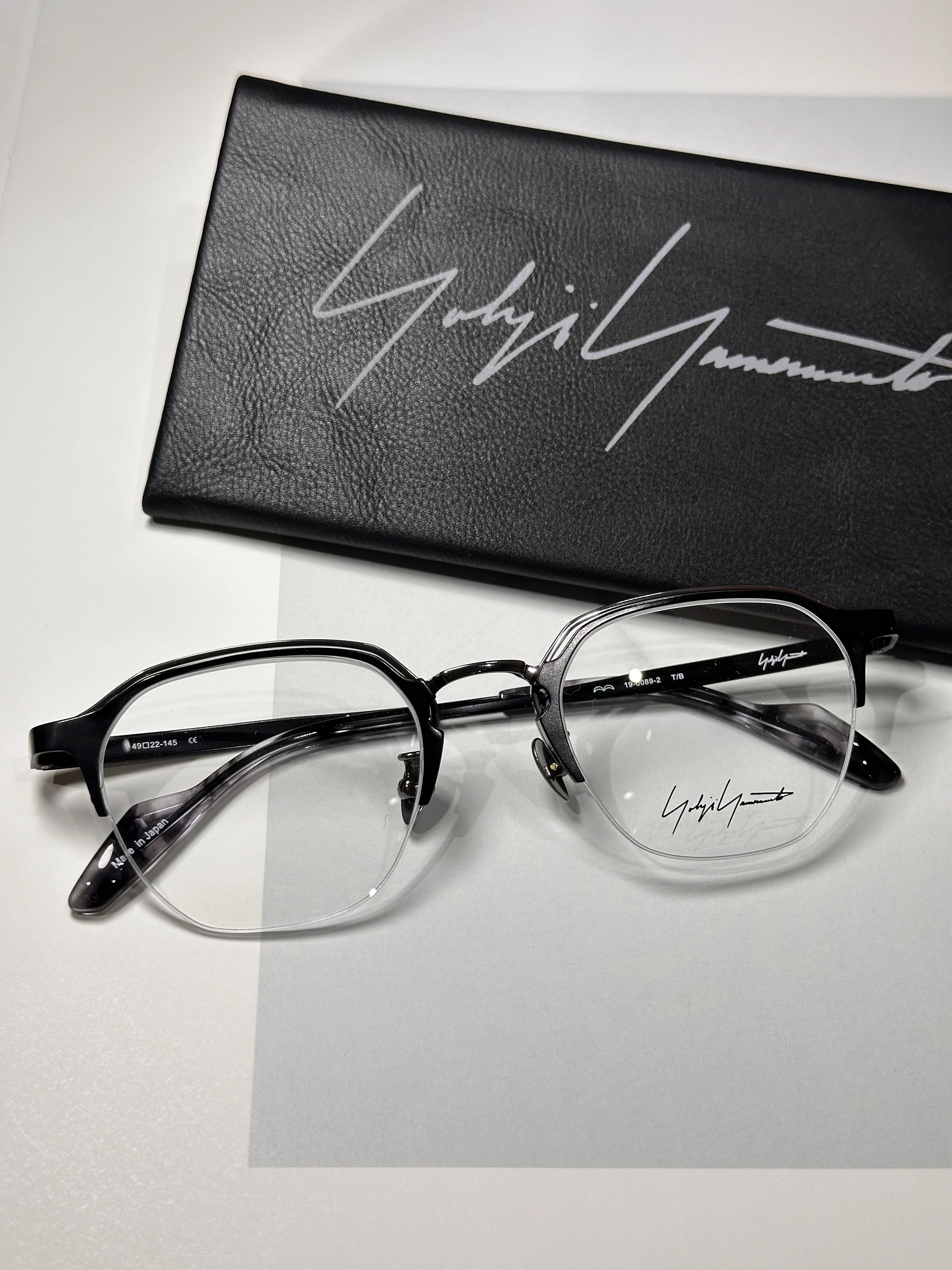 Очки Yohji Yamamoto 19-0089 Класс дизайна Японские очки в рамке вся полная рамка Очки для близорукости