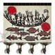 Miao people imitate batik paintings, ethnic minority-specific patterns, double-layer murals, Miao people Dai people 56*78cm