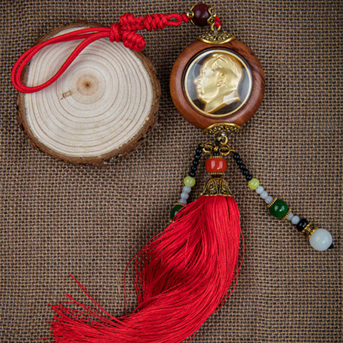 Chairman Mao Automobile Hanging Mirror Hanging Honolulu Car Accessories Ping Mao Zedong Head Hanging