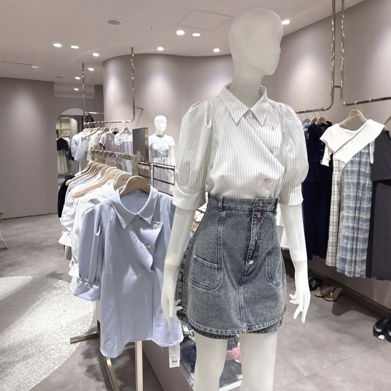Long-Legged Queen~ Daz Popular Style Returns, Three-Dimensional Design, Waist-Hugging Denim Mini Skirt Shorts