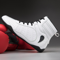 Boxing shoes for adults men and women professional competition training shoes high tops breathable and comfortable fighting boxing boots for couples