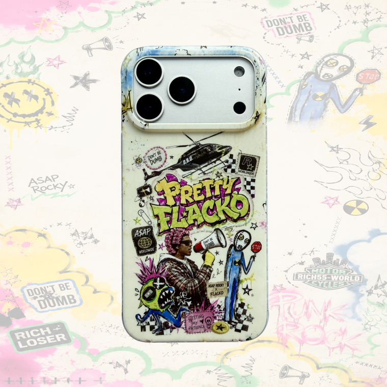 Pretty Flacko Graffiti ASAP Rocky iPhone IMD iPhone Case for iPhone 13 - 17 - view 1