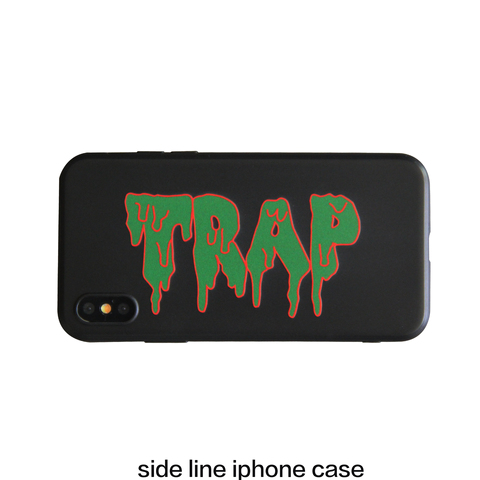 Matte Black Textured Trap Slime Illustration – Pro/Plus/Max/Air – 17, 16, 15, 14, 13, 12 iPhone Case