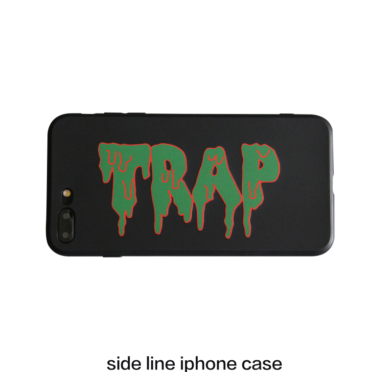 Matte Black Textured Trap Slime Illustration – Pro/Plus/Max/Air – 17, 16, 15, 14, 13, 12 iPhone Case