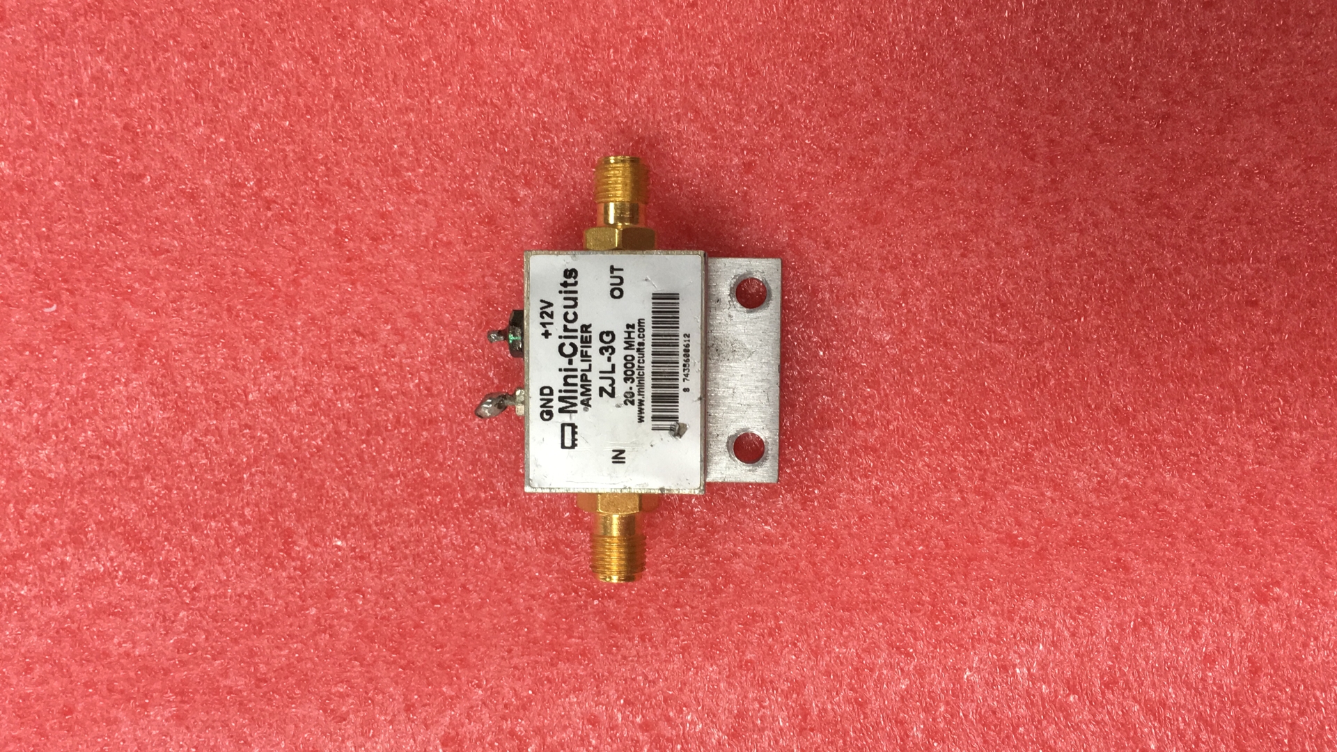 ZJL-3G ZJL-3G 20-3000MHZ Mini-Circuits radio frequency microwave low noise amplifier 12V-Taobao