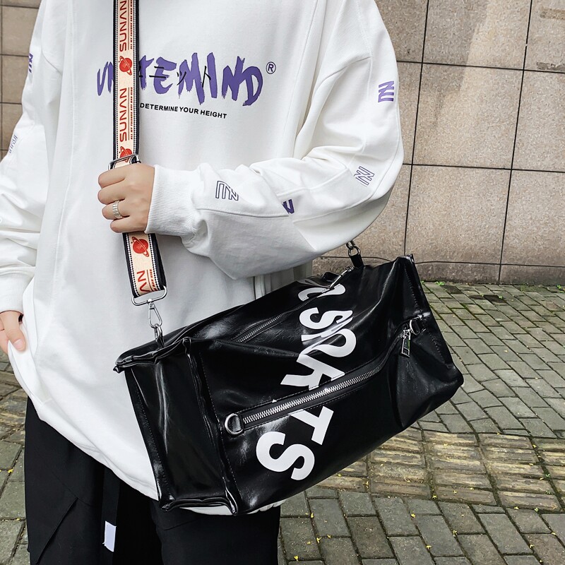 Tide brand sports large-capacity messenger bag men's casual Japanese retro shoulder bag niche waterproof shoulder bag travel bag