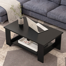 Solid wood tea table minimalist modern bedroom Living room Easy tea table small family type creative tea table table storage multifunction