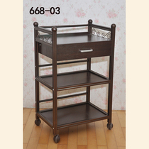 Beauty cart trolley three-layer with drawer hair salon beauty salon small cart barber shop tool Salon Salon cart