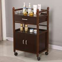 Beauty cart three-layer hair salon beauty salon small cart barber shop tool cart hairdressing cart rack