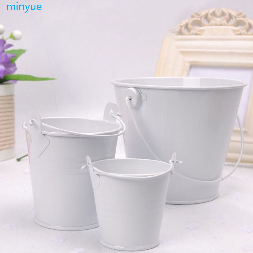 3 Sizes 1PCS Hot Metal Iron Flower Pot Balcony Garden Plant