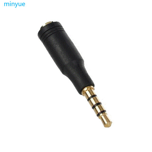3 3 5mm 3-Pin TRS Female to 4-Pin TRRS Male Audio Adapter