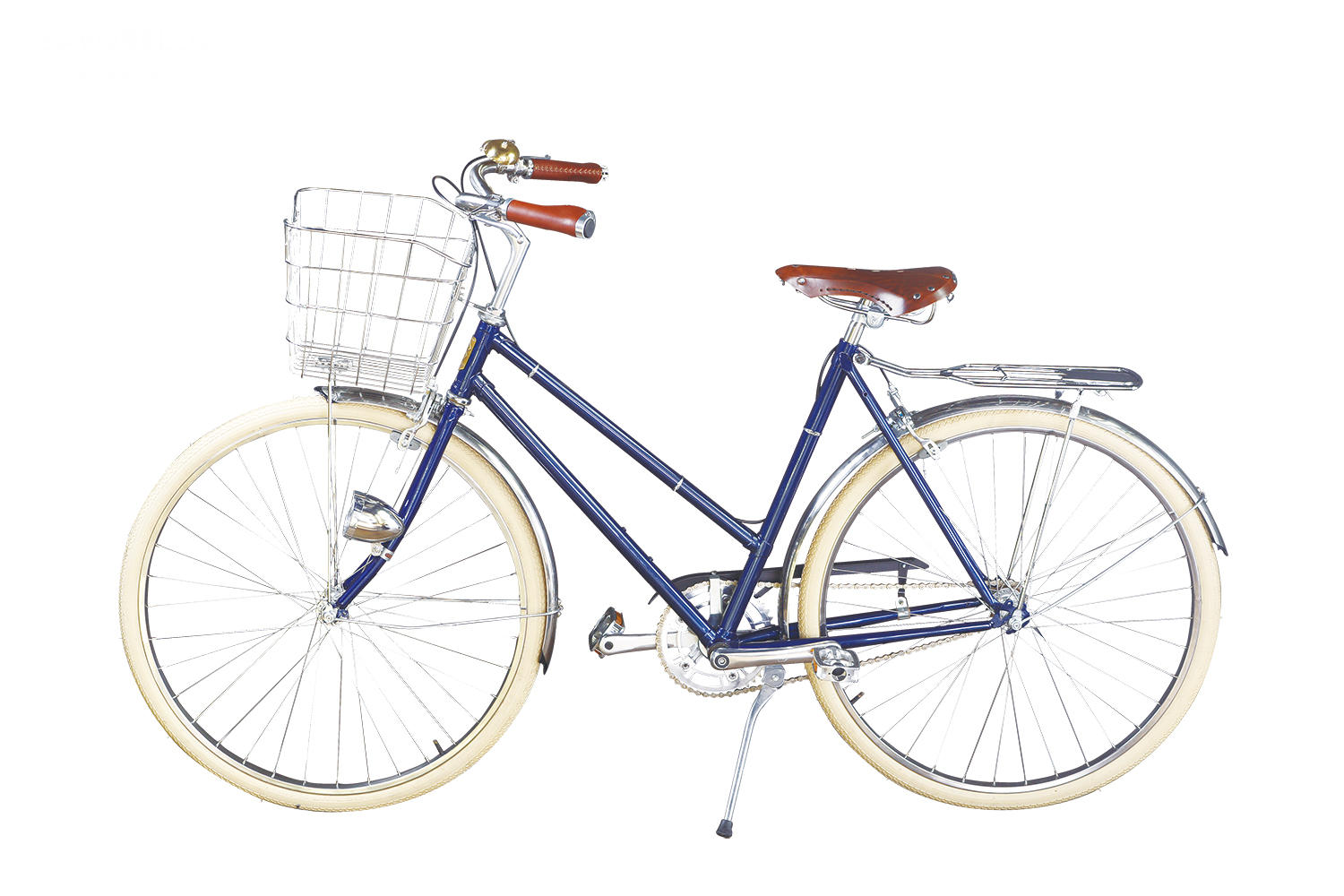 cream vintage bike
