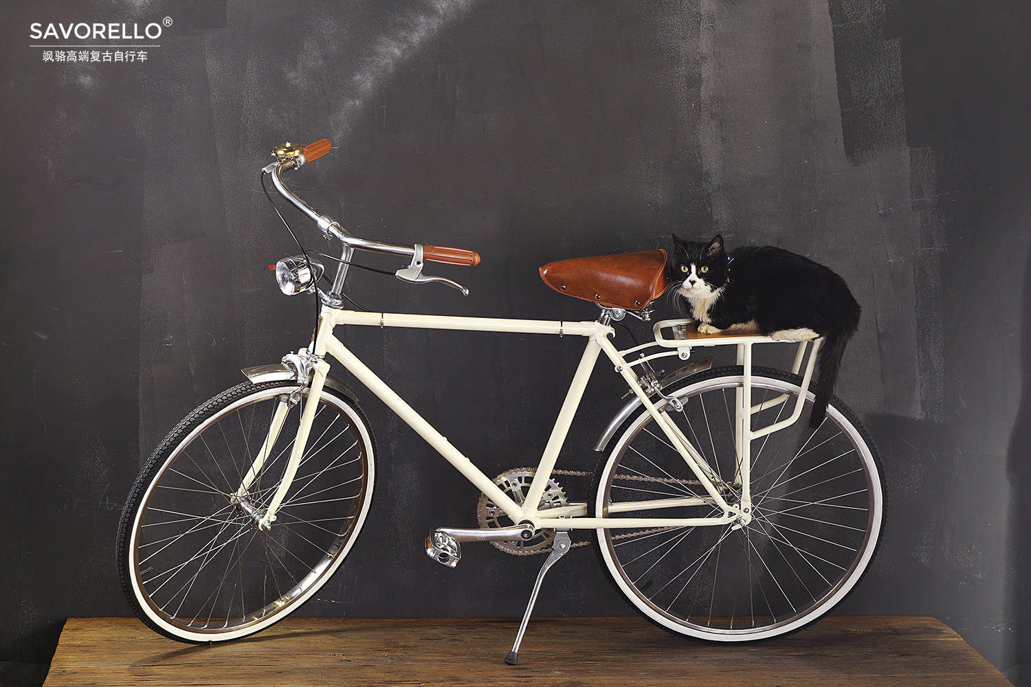 savorello Sasson 2017 Inlan style New products with bamboo plate rear shelving Classic retro bike