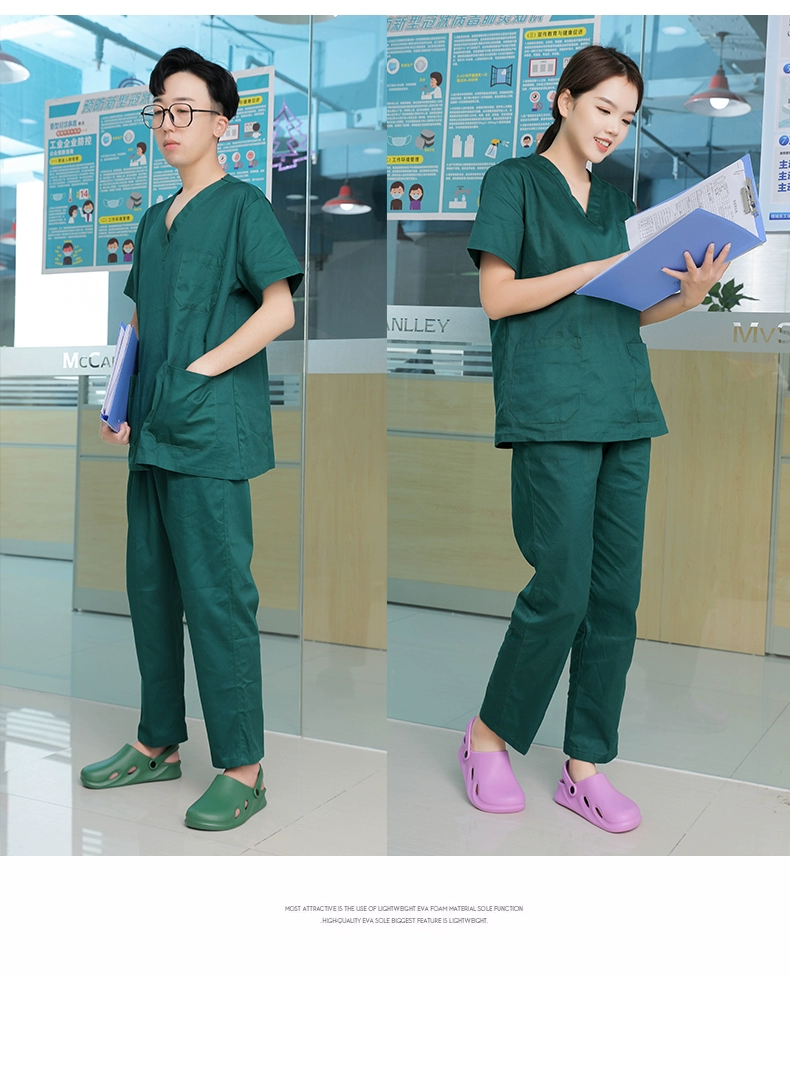 Open multi-operating room slippers, thick-soled hole-in-the-wall shoes, Baotou doctors and nurses, intensive care unit experimental work shoes