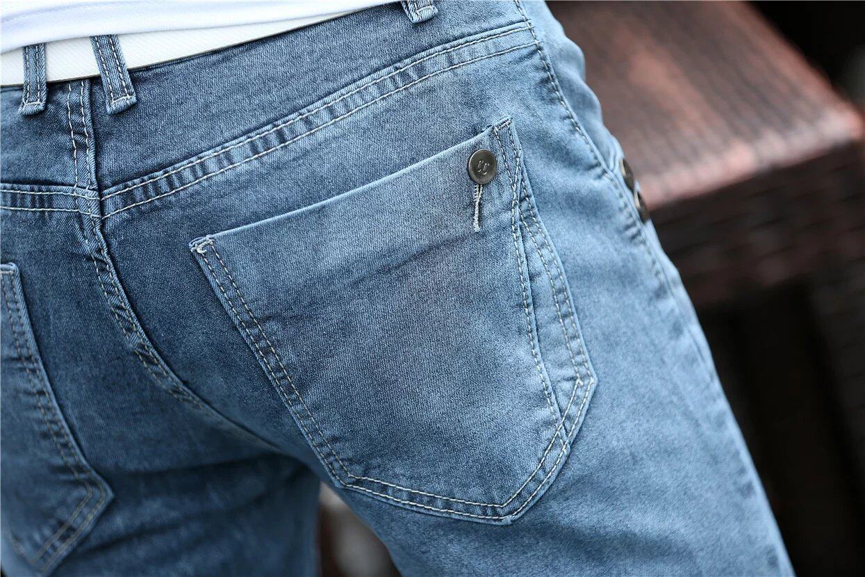 Jeans pour adolescent pieds Slim pour été - Ref 1468171 Image 26