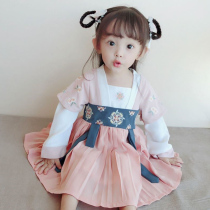 Girls Handwear Summer China Wind Down with children Baby country school dress Skirt Little Girl Ultra Fairy dress Even dress