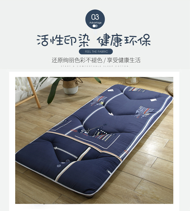 Ký túc xá bunk giường 90cm dày nệm giường đơn nệm 0,9 m 1,9 triệu 80cm rộng tầng trệt ngủ pad - Nệm đệm 1m