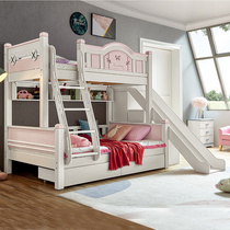 Full solid wood 1 35 bed girl 1 5m Princess Hydro Bed Children two floors of bed