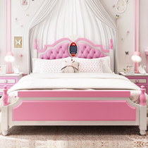  Childrens bed girl 1 2m Mediterranean suite combination 1 5m European princess Pink 1 8m Childrens single bed