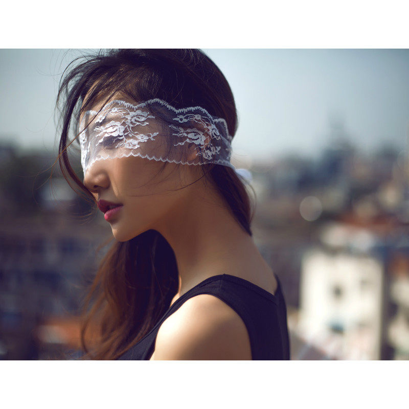 New studio photography props eye mask yarn personality photo brigade shoot outdoor props lace lace eye mask yarn 1 meters
