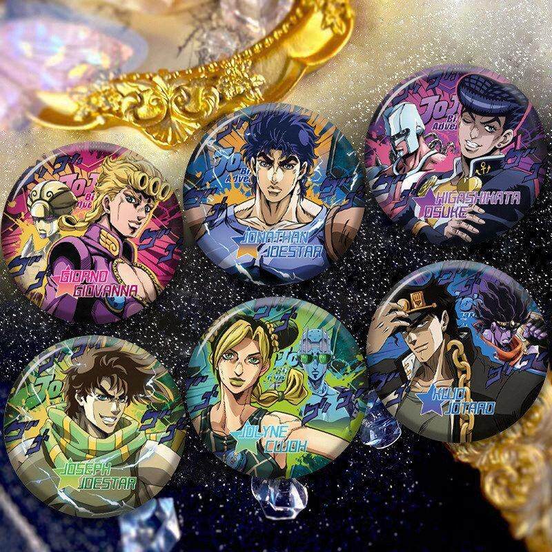 Jojo's Bizarre Adventure Merchandise Featuring Giorno, Jotaro, Joseph, Caesar, Yoshikage, Jolyne