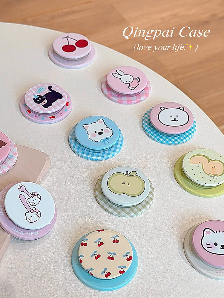 Lightweight ins Style Cartoon Animal Avatar Compatible with Magsafe Magnetic Stand, Strong Adsorption for Mobile Phones, New Model