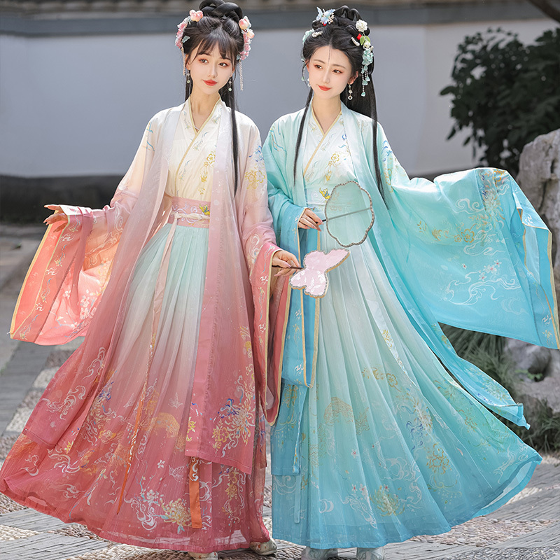 Hanfu Women's Clothing 2025 New Summer Style Wei and Jin Dynasty Style Adult Waist-Length Super Fairy-Like Beautiful Ancient Style Original Daily Outfit Hanfu Women's Clothing 2025 New Summer Style Wei and Jin Dynasty Style Adult Waist-Length Super Fairy-Like Beautiful Ancient Style Original Daily Outfit