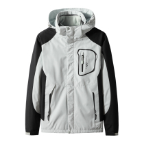 Autumn and winter plus size mens outdoor jacket plus velvet jacket plus fat extra removable liner two-piece thick cotton coat