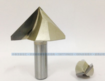 Inspur 90 degree V-shaped cutter V-type cutter woodworking milling cutter Bamwood slotting trimming machine cutter head engraving machine tool gong