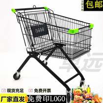 Supermarket Shopping Cart Mall Trolley Property Convenience Store Small Cart Warehouse Rationwagon Shopping Trolley