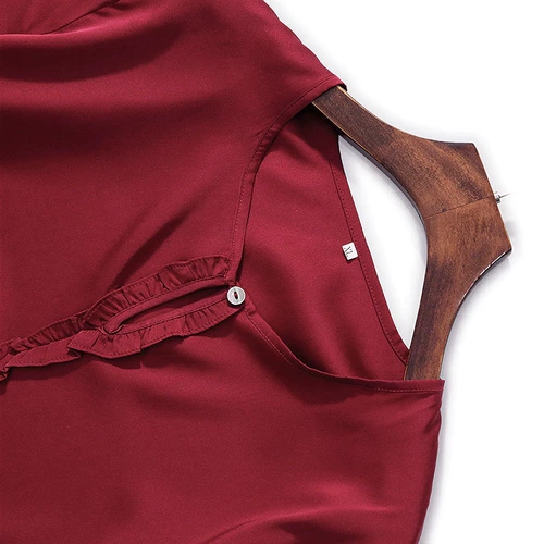 Шелковая ткань, шелковый лонгслив, базовая рубашка, большой размер, по фигуре, в корейском стиле