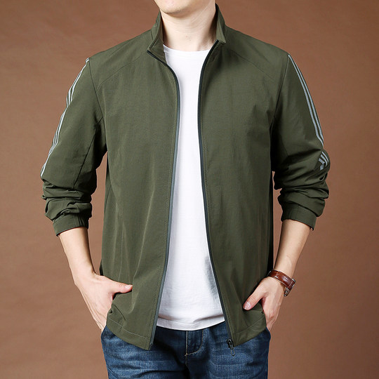 Мужская скоростная куртка jpdun с воротником-стойкой весна и осень свободная