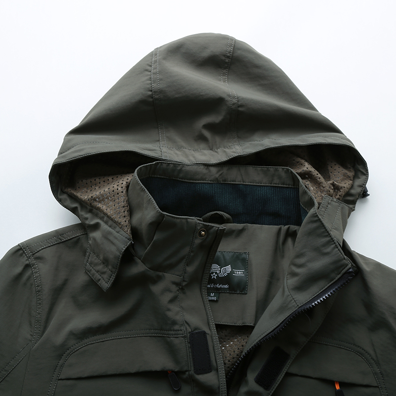 Blouson homme NIANJEEP    manches longues en Nylon - Ref 3118684 Image 4