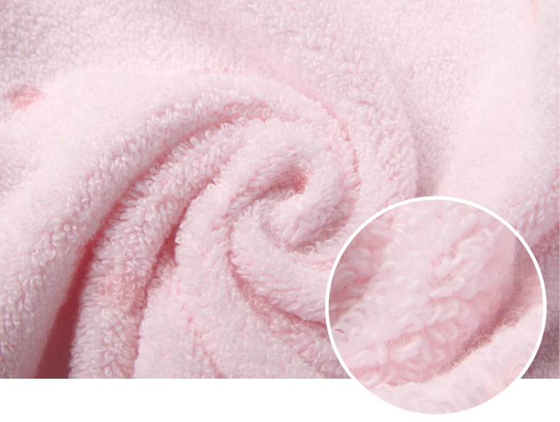 Khăn vàng Cotton Satin nguyên chất thêu vuông Khăn dễ thương Đầu gấu đôi Màu vuông Khăn chính hãng 4 gói Khăn - Khăn tắm / áo choàng tắm khăn tắm em bé